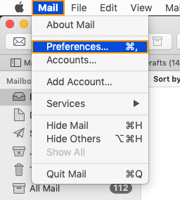Mac Mail Signature. Preferences.